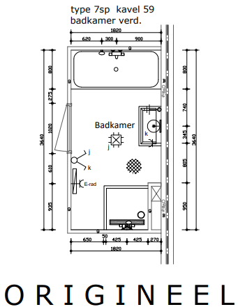 Badkamer orgineel